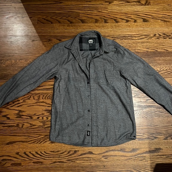 Roots grey men’s button down - Picture 1 of 5